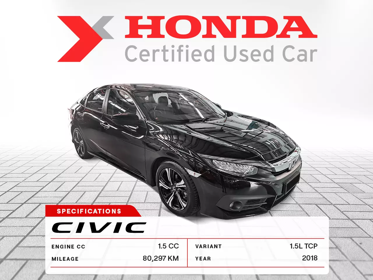 2018 Honda Civic 1.5L TCP