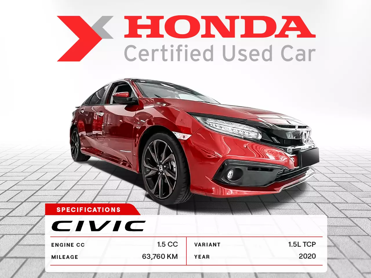 2020 Honda Civic 1.5L TCP